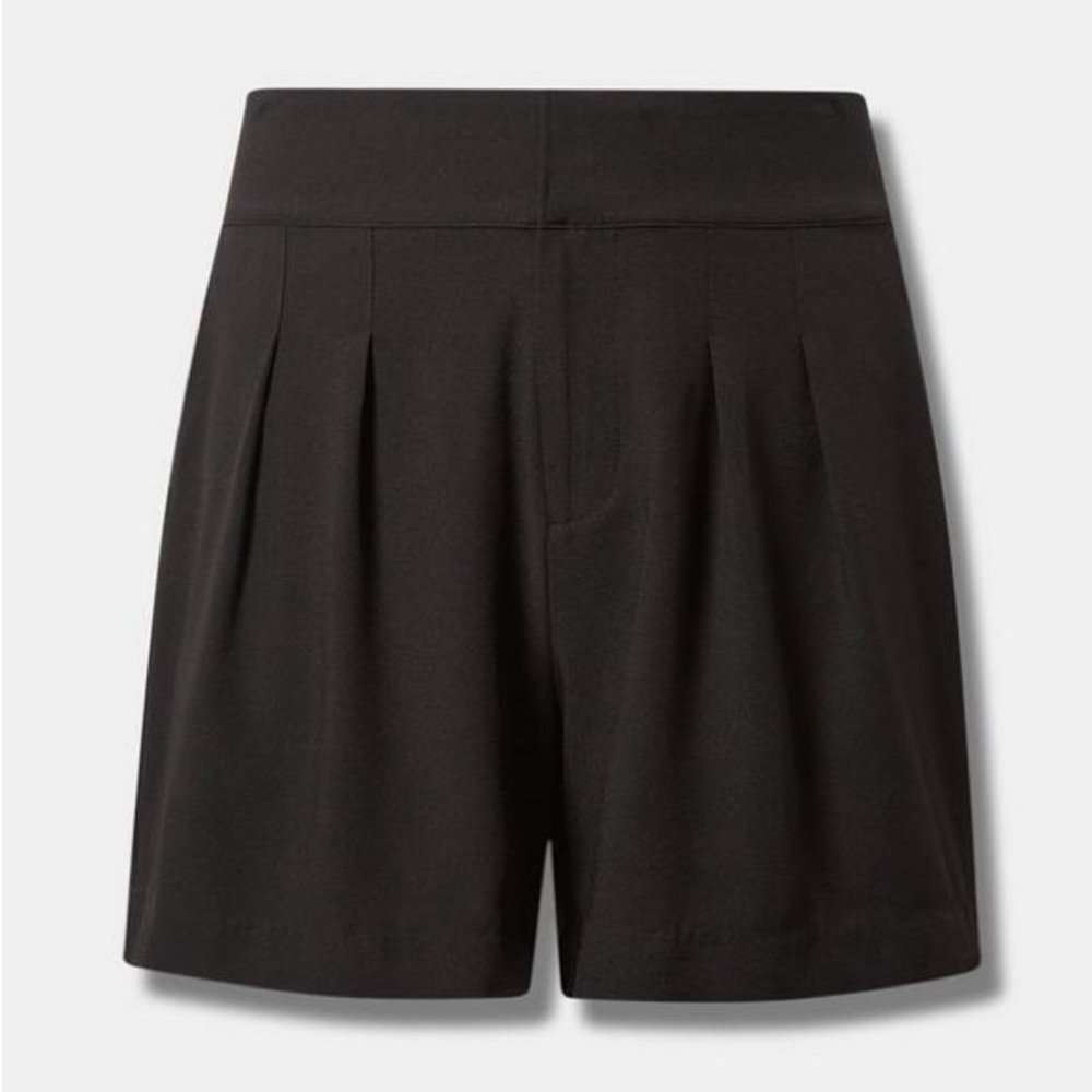 Torrid Wide Leg Studio Crepe Short